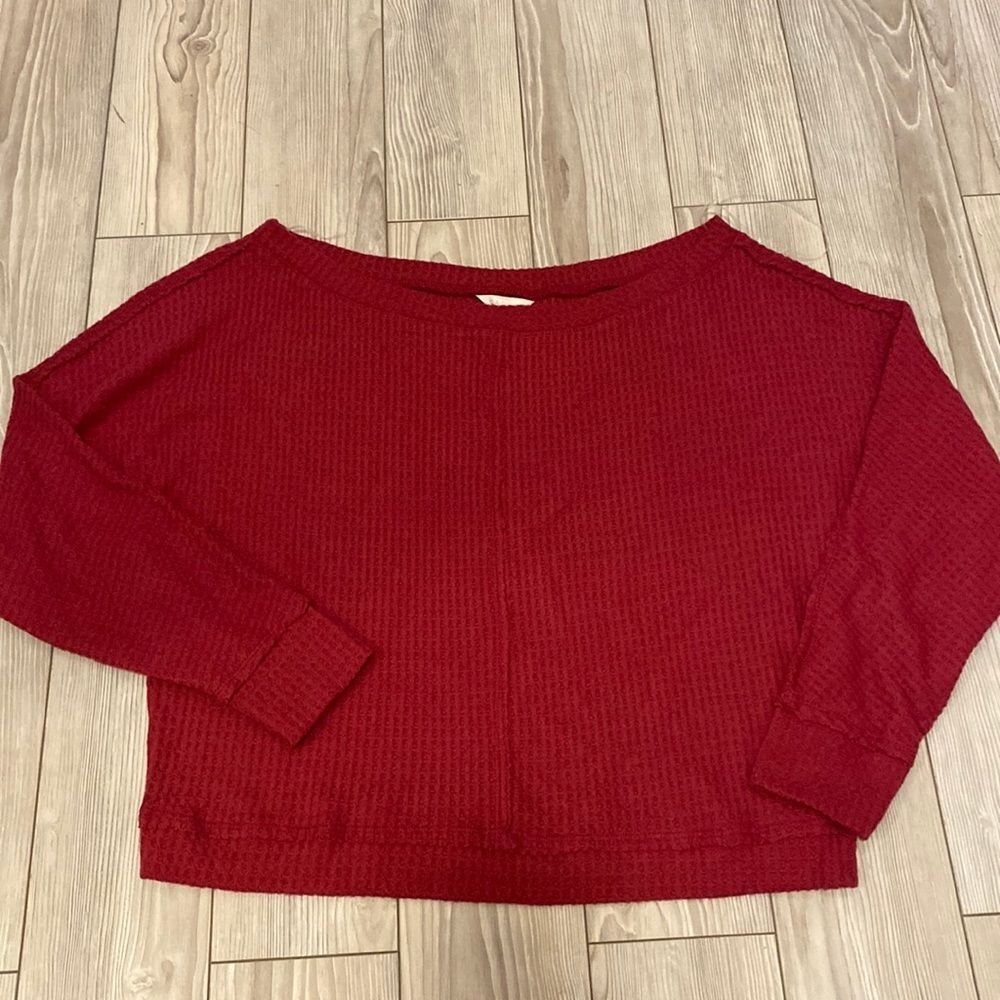 Caslon thermal long sleeve top size M